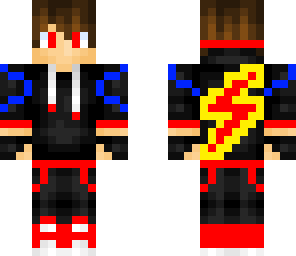 red and blue boy