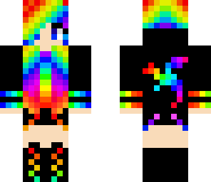 rainbow dragon girl pls like