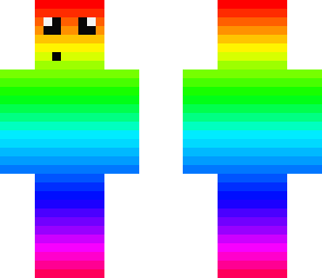 rainbow cute slime