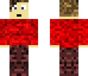 red shirted boy