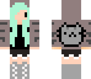 kawaii pusheen girl improved