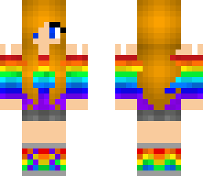 rainbow girl