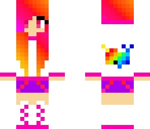 rainbow narwhale girl