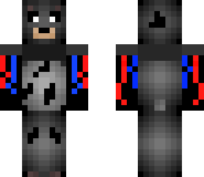 withered black bear