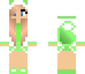 green wolfgirl