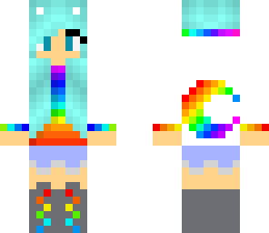 rainbow moon girl