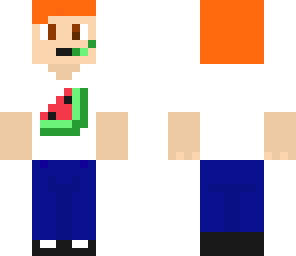 red hair watermelon guy