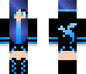 blue dragon girl