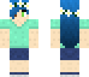 blue girl