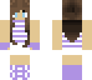 cute purple girl