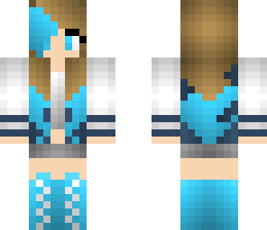 blue girl