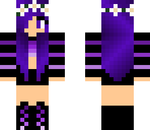 cute purple girl redo