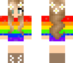 rainbow girl