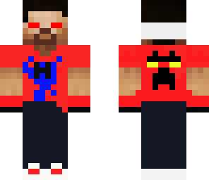 cool new herobrine with red eyes