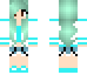 wip - cute aqua girl