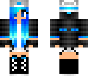 blue ender girl