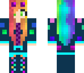 rainbow girl