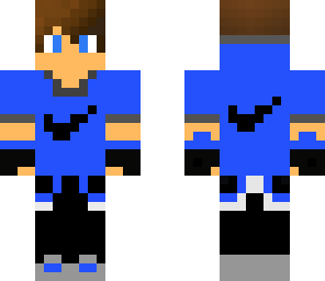 bright blue nike hoodie boy or teen
