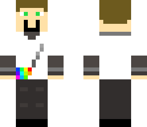 rainbow golfer double shirt