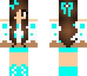 blue cake girl