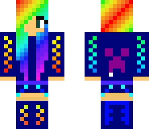 rainbow girl