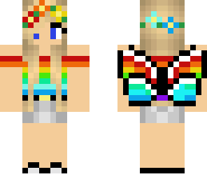 rainbow fairy girl
