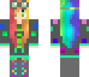 rainbow girl