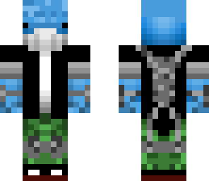 whale with exo suit