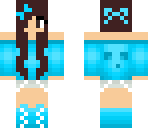 blue girl