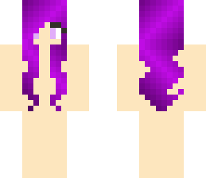 purple electric hair template