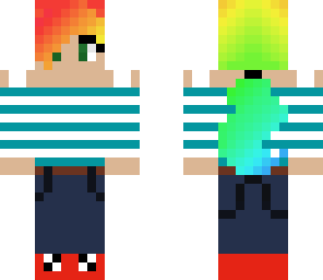custom rainbow girl