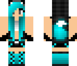 neon wolf girl
