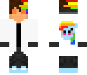 gloved rainbow factory boy