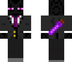 enderman_suit with pvp sword