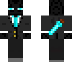 cyan suit