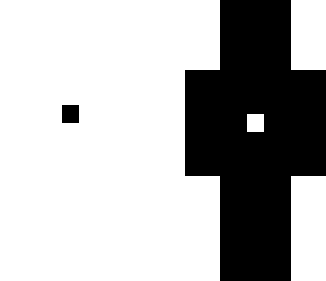 black and white