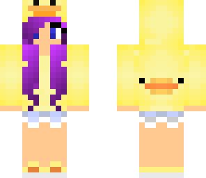 purple duck girl
