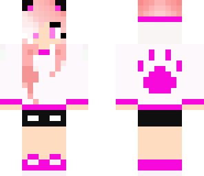 pink cat girl