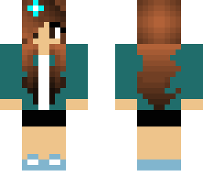 blue cute summer girl