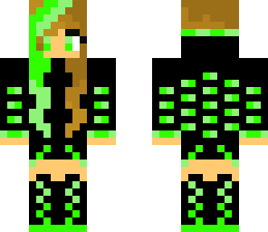 green gamer girl
