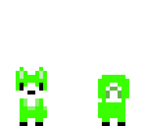 green foxs