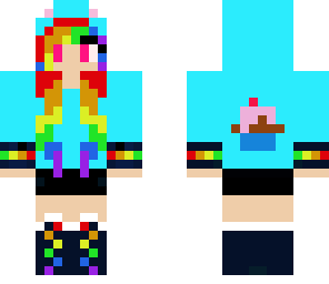 rainbow girl