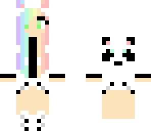 rainbow panda girl