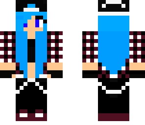 blue haired badass