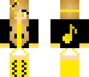 avabear yellow music girl