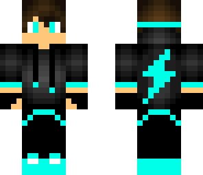 neon blue boy
