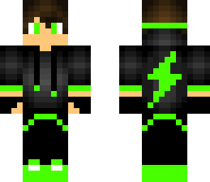 neon green boy