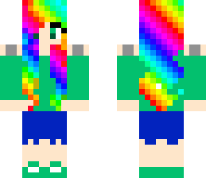 rainbow girl