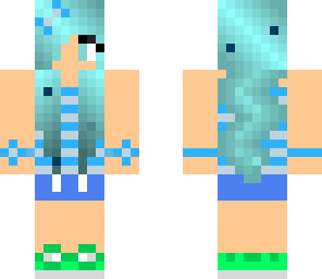 blue girl