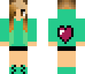 cute heart girl